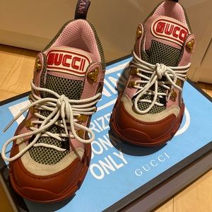 Gucci flashtrek, Sega fabric, upper end rubber sneaker